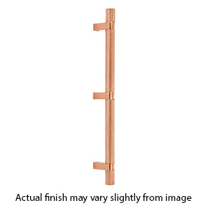 36" cc Select Knurled Appliance Bar Pull - Satin Copper