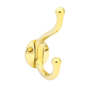 2606 - Traditional Brass - Robe Hook - Polished Brass