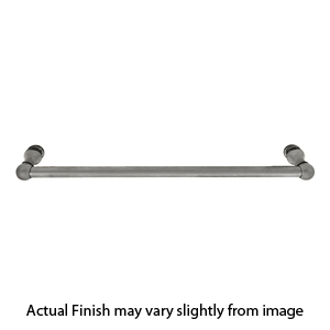 26022 - Traditional Brass - 24" Towel Bar - Oval Rosette - Pewter
