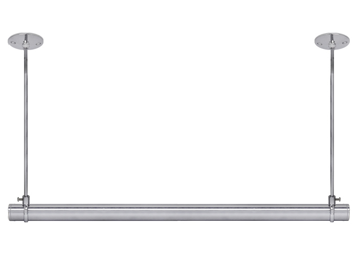 Suspended Rod w/Double Light Ceiling Support