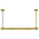 48" Suspended Rod w/Double Light Ceiling Support