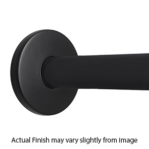 72" Shower Rod - Contemporary - Matte Black