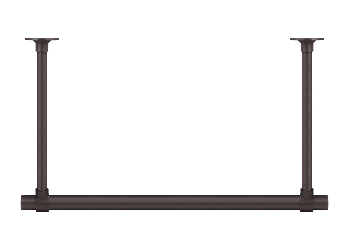 Suspended Rod w/Double Medium Ceiling Support