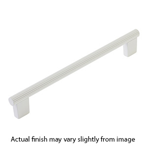 211045 - Aspero - 8" cc Round Cabinet Pull - Matte White