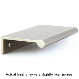 10021 - Baker - 4" cc Edge Pull - Brushed Nickel