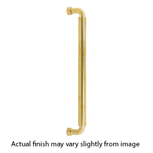 211116 - Noho - 12" cc Round Appliance Pull - Unlacquered Brass