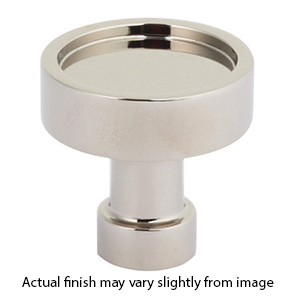 211114 - Noho - Round Cabinet Knob - Polished Nickel