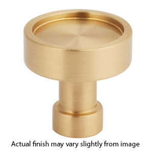 211114 - Noho - Round Cabinet Knob - Satin Brass