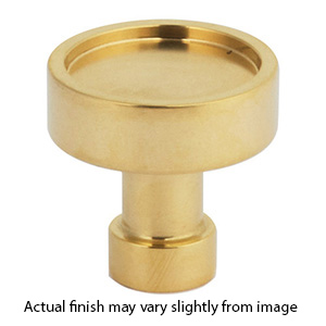 211114 - Noho - Round Cabinet Knob - Unlacquered Brass
