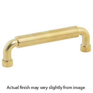 211087 - Noho - 5" cc Round Cabinet Pull - Unlacquered Brass
