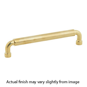 211089 - Noho - 8" cc Round Cabinet Pull - Unlacquered Brass