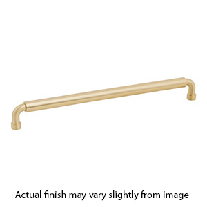 211091 - Noho - 12" cc Round Cabinet Pull - Satin Brass
