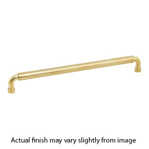 211091 - Noho - 12" cc Round Cabinet Pull - Unlacquered Brass