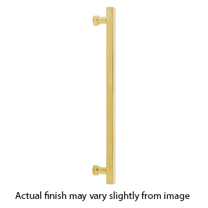 211118 - Noho - 12" cc Square Appliance Pull - Unlacquered Brass
