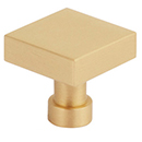 211115 - Noho - Square Cabinet Knob - Satin Brass
