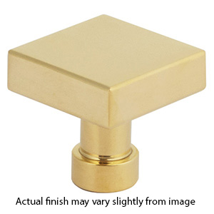 211115 - Noho - Square Cabinet Knob - Unlacquered Brass