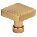 211115 - Noho - Square Cabinet Knob - Vintage Brass