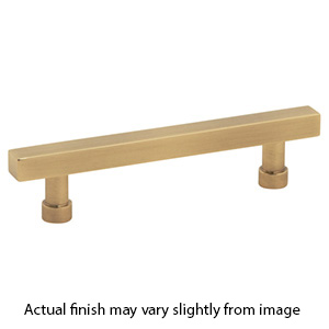 211079 - Noho - 4" cc Square Cabinet Pull - Vintage Brass