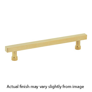 211081 - Noho - 6" cc Square Cabinet Pull - Unlacquered Brass