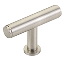 5101-BN - Pub House Smooth - 2" T-Knob - Brushed Nickel