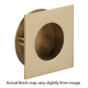 211009 - Urbano - 3" Square Recessed Pull - Satin Brass