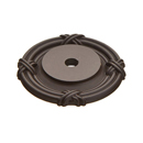 756 10B - Versailles - Knob Back Plate - Oil Rubbed Bronze