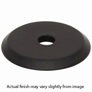 TK3350BLK - Brockwell -  1" Cabinet Knob Backplate - Flat Black
