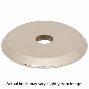 TK3350PN - Brockwell -  1" Cabinet Knob Backplate - Polished Nickel