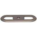 TK3351AG - Brockwell - 2.75" Cabinet Knob Backplate - Ash Gray