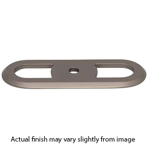TK3351AG - Brockwell -  2.75" Cabinet Knob Backplate - Ash Gray