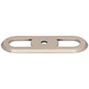 TK3351BSN - Brockwell - 2.75" Cabinet Knob Backplate - Brushed Nickel