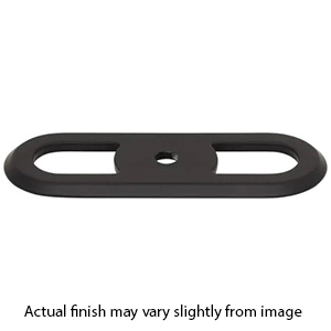 TK3351BLK - Brockwell -  2.75" Cabinet Knob Backplate - Flat Black