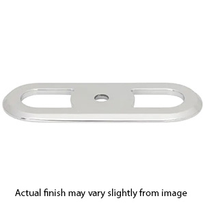 TK3351PC - Brockwell -  2.75" Cabinet Knob Backplate - Polished Chrome