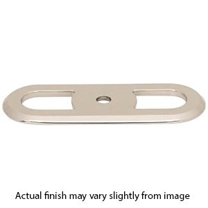 TK3351PN - Brockwell -  2.75" Cabinet Knob Backplate - Polished Nickel
