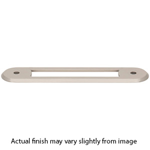 TK3352BSN - Brockwell -  3.75" Cabinet Pull Backplate - Brushed Nickel