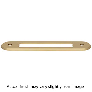 TK3353HB - Brockwell -  5-1/16" Cabinet Pull Backplate - Honey Bronze