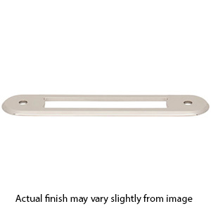 TK3352PN - Brockwell -  3.75" Cabinet Pull Backplate - Polished Nickel