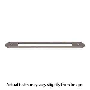 TK3354AG - Brockwell -  6-5/16" Cabinet Pull Backplate - Ash Gray