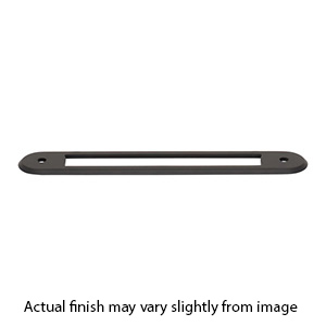 TK3354BLK - Brockwell -  6-5/16" Cabinet Pull Backplate - Flat Black