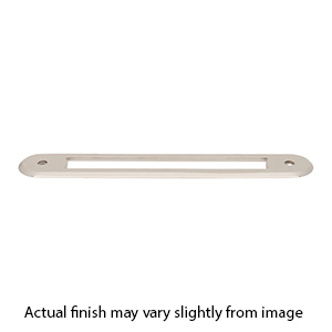 TK3354PN - Brockwell -  6-5/16" Cabinet Pull Backplate - Polished Nickel