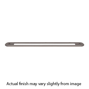 TK3356AG - Brockwell -  8-13/16" Cabinet Pull Backplate - Ash Gray