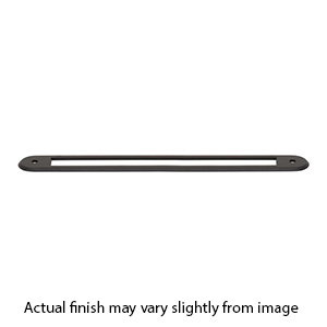 TK3356BLK - Brockwell -  8-13/16" Cabinet Pull Backplate - Flat Black