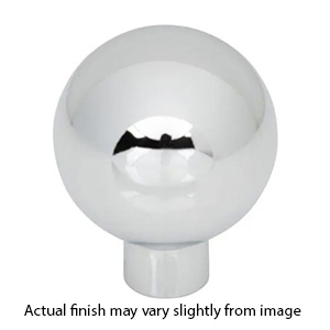 TK3340PC - Brockwell -  1-1/8" Cabinet Knob - Polished Chrome