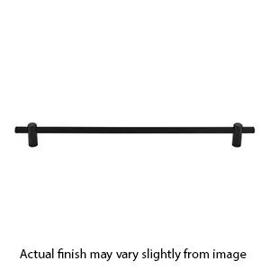 TK3257BLK - Dempsey -  12" cc Cabinet Pull - Flat Black