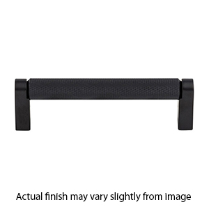 M2630 BLK - Amwell - 5" Knurled Bar Pull - Flat Black