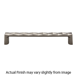 TK563AG - Quilted - 6.75" Cabinet Pull - Ash Gray