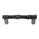 Palmaria - 3 5/8" Bamboo Cabinet Pull - Antique Nickel